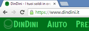 DinDini al sicuro con HTTPS